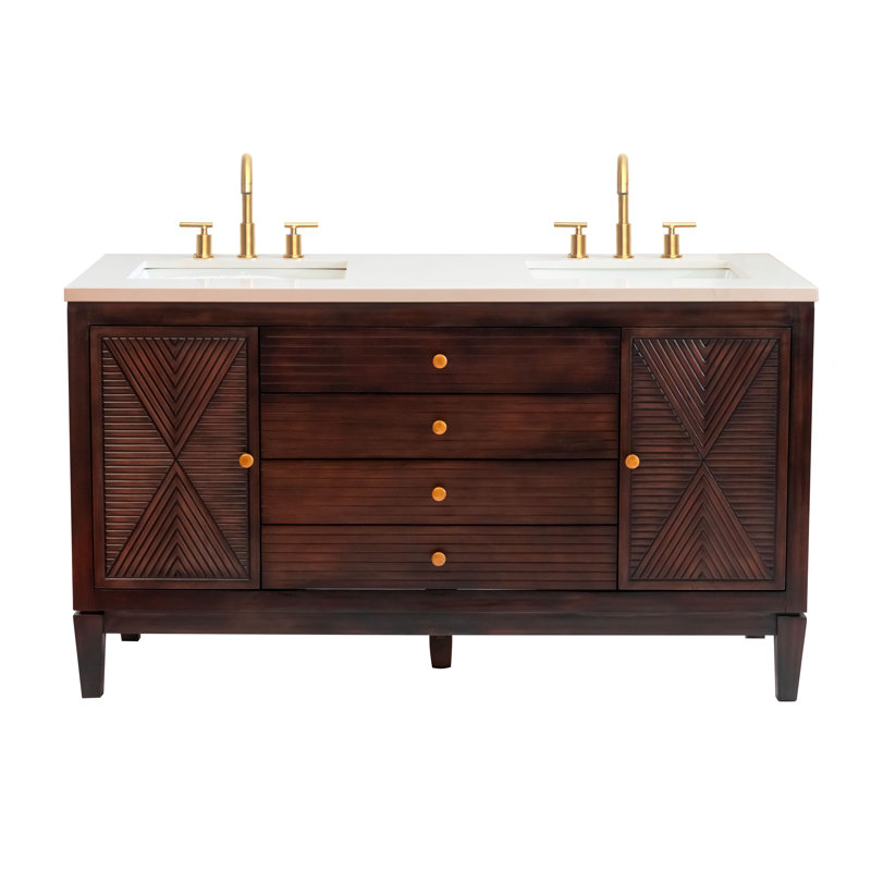 60.39'' Quartz Bathroom Vanity Top