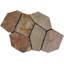 Pavé Sierra Gold 18 po x 24 po x 0,50 po à dalle en ardoise à dossier en maille (214,5 pieds carrés / unité, 78 pièces)