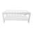 Elegant Beige 48" Two-Tier Mango Wood Coffee Table with Scalloped Edge-1935195901