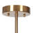 Cillin 3-Light Copper Semi Flush Mount