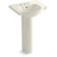 Veer™ Ceramic Pedestal Bathroom Sink with Overflow-10942341-46044464-19195676