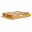 Grand lit plateforme avec 4 tiroirs de rangement et pied de lit à levage hydraulique-1004193960