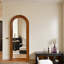 Miroirs pleine longueur demi-cercle en bois manufacturé-129942713