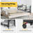 Bedside Crib with Mattress and Stand