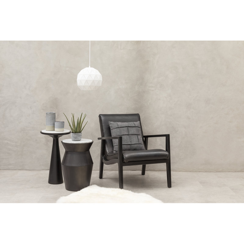 Natalie Leather Accent Chair