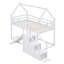 Lit simple mezzanine ou superposé avec glissade et escalier-1291138308