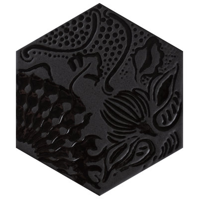 Gaudi Hex 9" x 10" Porcelain Patterned Wall & Floor Tile