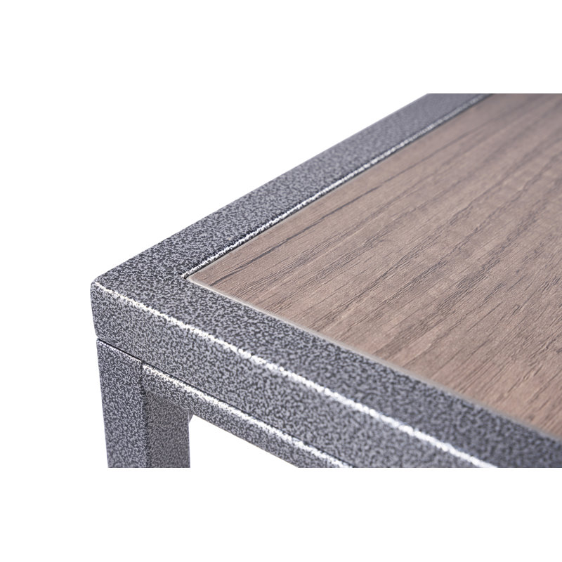 Coffee Table, Rustic Brown, Black