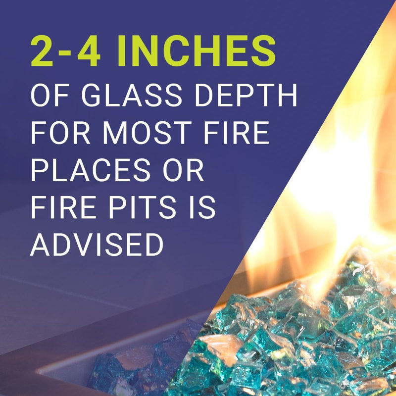 Starfire Reflective Clear Glass Fire Pit Fuel