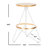 Galaxy Counter Stool with Metal Frame-29428945-49908906