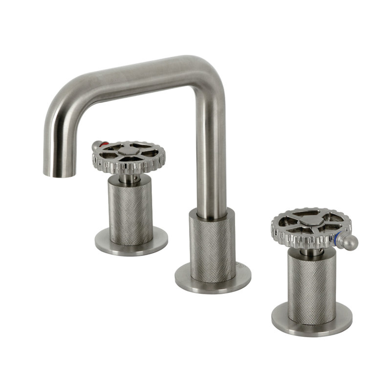 Robinet de salle de bain surdimensionné avec drain Fuller, Nickel brossé