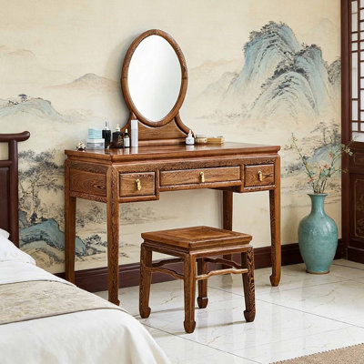 Nouvelle coiffeuse avec rangement de style chinois