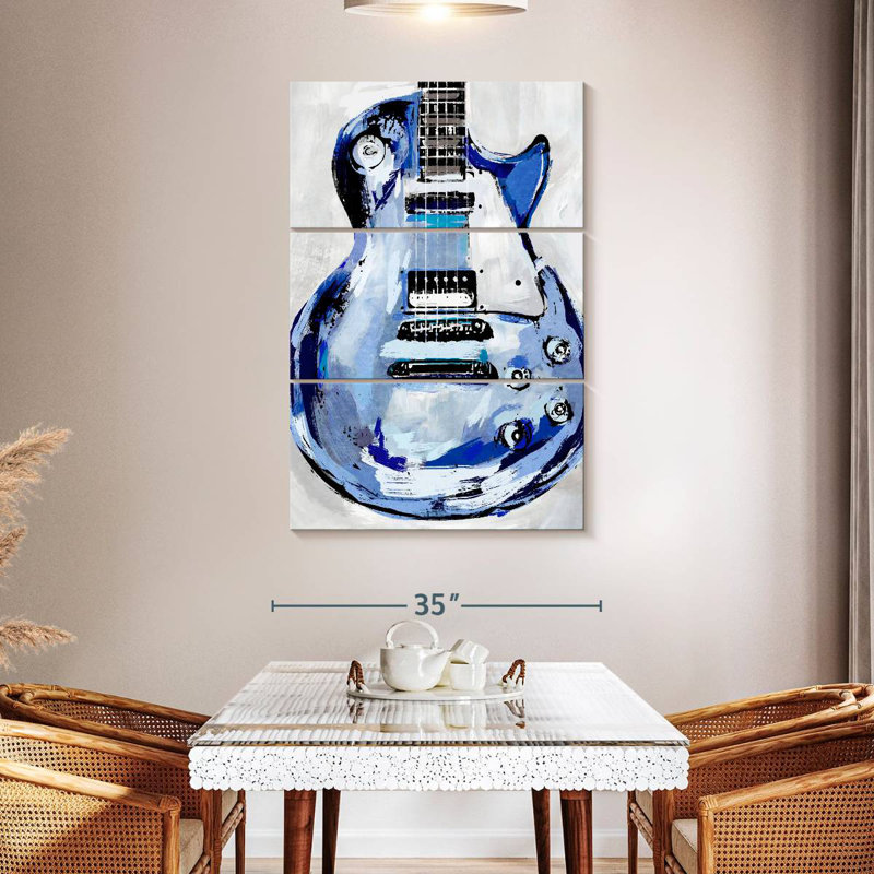 Abarca Electric Blues I, 65" H x 42" W