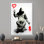 Impression sur toile Banksy Heart