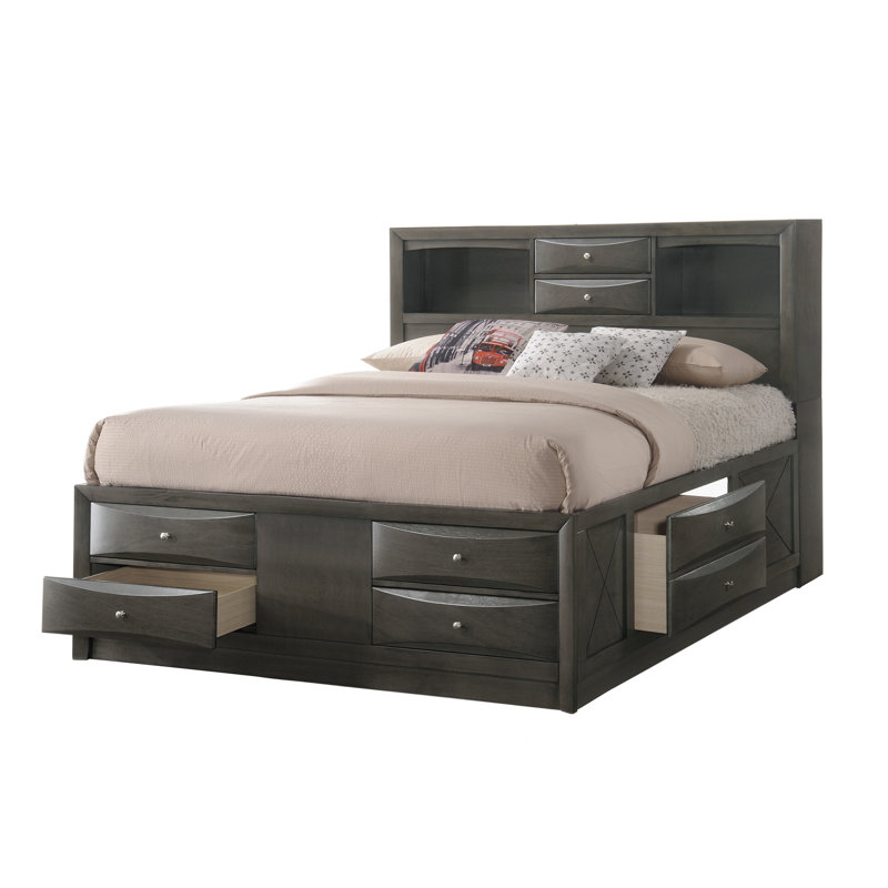Rodnell 5-1_Kathlyn Storage Platform Bedroom Set, Black, King
