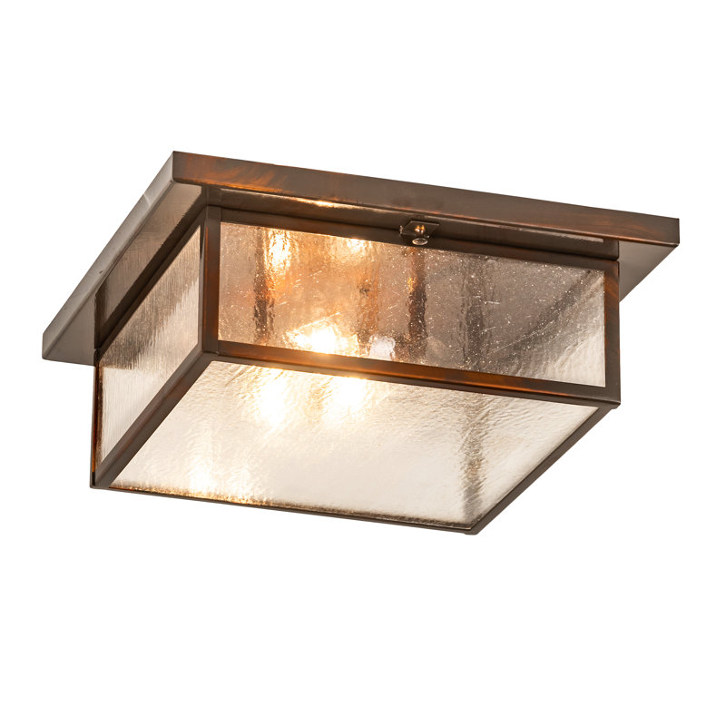 Mission Prime Glass Flush Mount