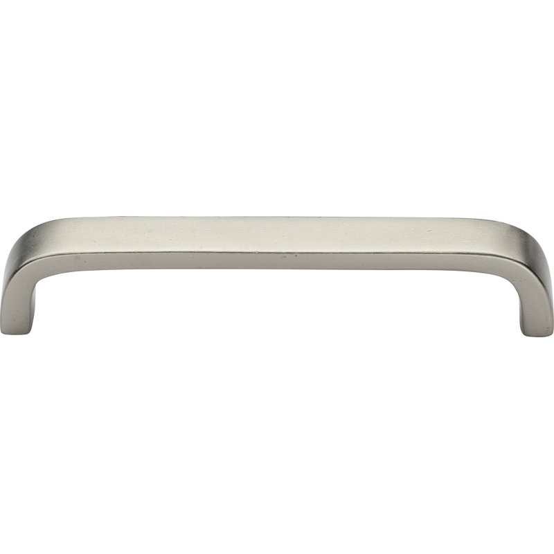 Modern White Bronze Wide Arc Cabinet Pull with Mounting Hardware