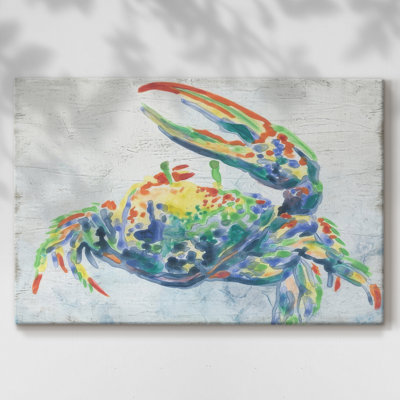 Crabe arc-en-ciel I - Cavas enveloppés de galerie
