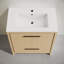 Meuble-lavabo autoportant de 30 po en chêne naturel avec comptoir d'évier Virage-1080294752-1080294767