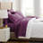 Southshore Fine Linens Southshore Basics Sheet Set in Purple, 100 GSM Double-Brushed Microfiber 16 Inch Deep Pocket Bedding with 1 Fitted Sheet, 1 Flat Sheet and 4 Pillowcases, King-1623684598-1623684494