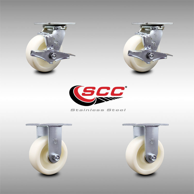 Stainle Steel Nylon Caster