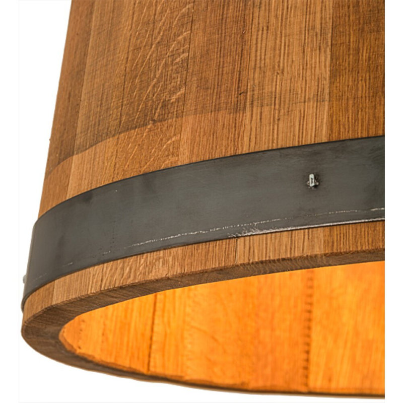 Whiskey Barrel 3 - Light Pendant