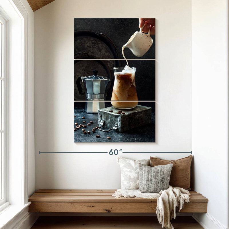 Yarlin Iced Coffee, 50" H x 32" W