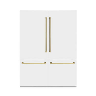 ZLINE 60 32.2 Cu. ft. Panel Ready Built-In 4-Door French Door Refrigerator