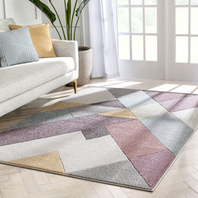 Whoa! Abstract Synthetic Area Rug