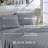 Snowflake Haze Grey Turkish Flannel Sheet Set-110479130