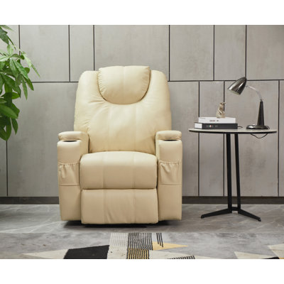 Fauteuil inclinable souple, fauteuil inclinable moderne, fauteuil inclinable, fauteuils inclinables en similicuir avec porte-gobelets, télécommande