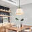 Bertan 3-Light Dimmable Fabric Drum Chandelier-550616574