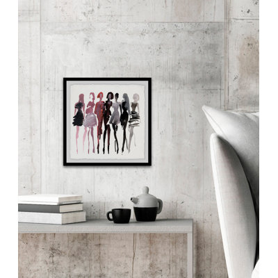 'Deco Chic' Framed Print on Paper