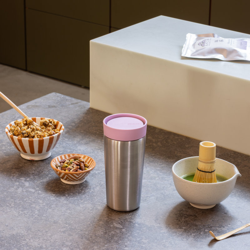 Brabantia Make & Take Insulated Cup, Medium, 0.36l, Lilac Pink
