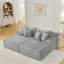 Canapé avec coussin moelleux et coussins-129067414