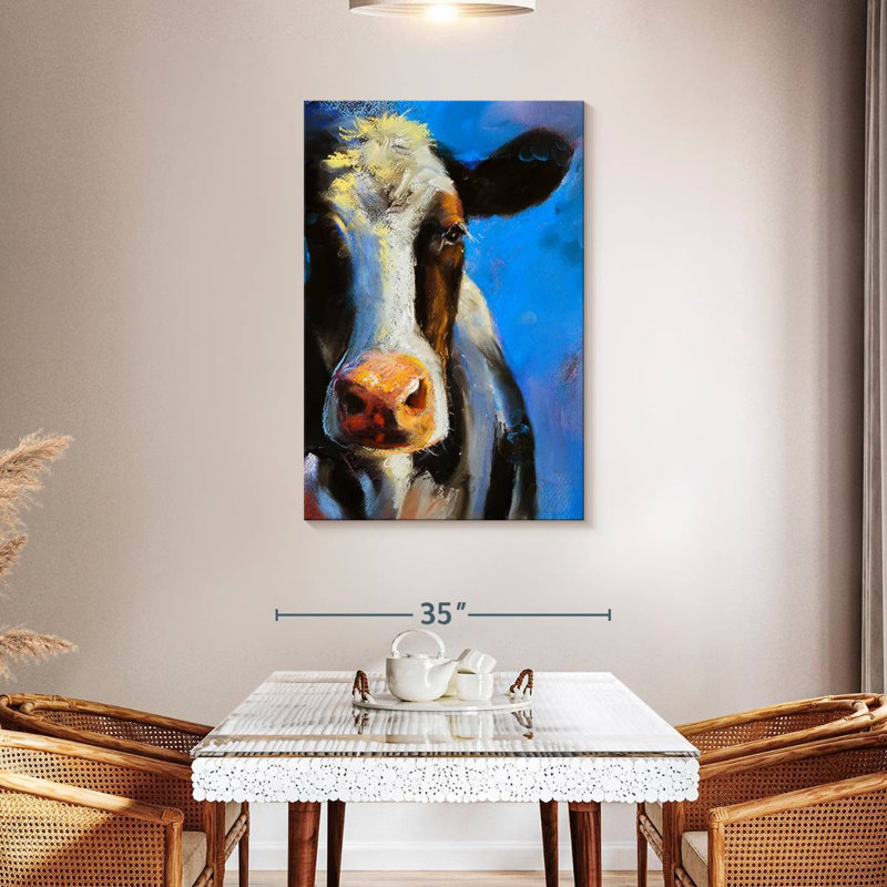 Brampt Cow Face, 45" H x 30" W