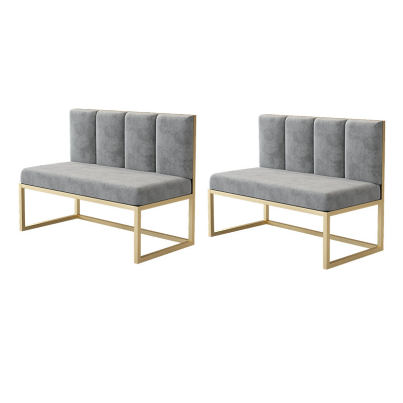 Banc rembourré simple en polyester