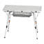 Couche de maille pliante en aluminium pour table de camping