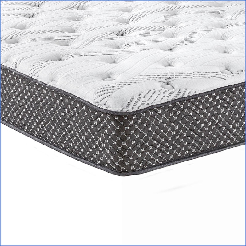 Mattresses 10'' Medium Firm Quilted Hybrid Twin Mattress | Foam+Spring | Off-White, Twin