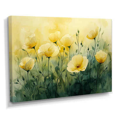 «Dahlia Flower Summer Horizons III» - art mural Dahlia pour le salon