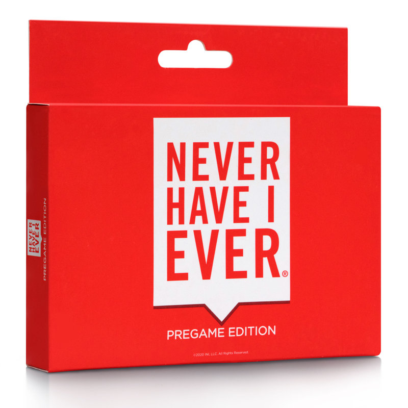 Never Have I Ever Party Card Game: Pregame Edition, Ages 17+