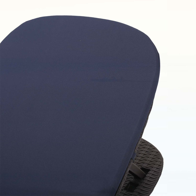Comfortable Reclining Chaise with Exquisite Design and Unrivaled Relaxation, Dark Blue