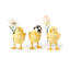 Garden Chicks Figurine 3 - Piece Set