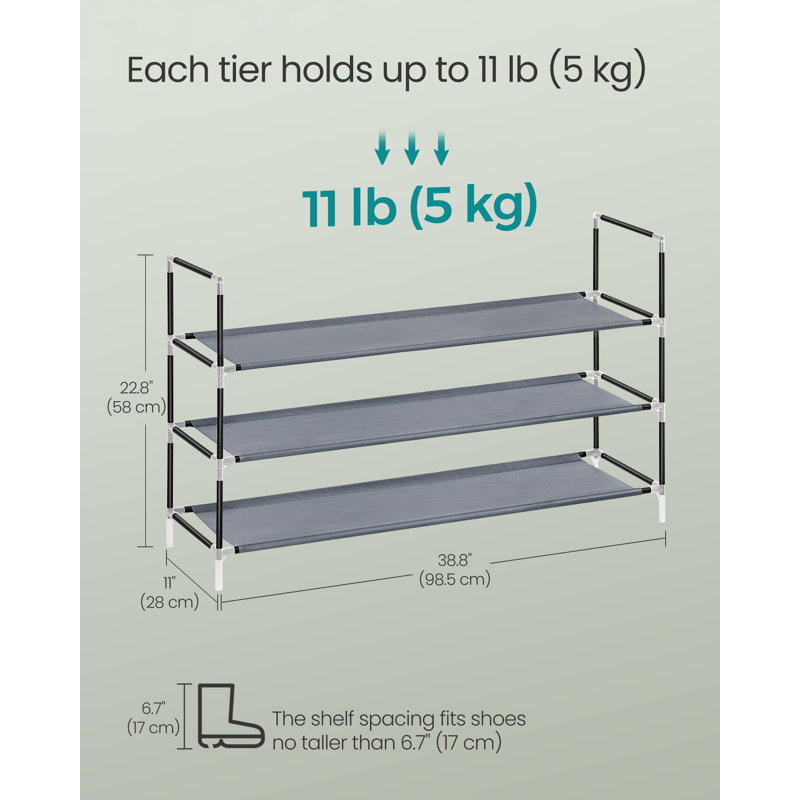 12 Pair Shoe Rack