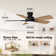 Aare 46'' Flush Mount Ceiling Fan With Light