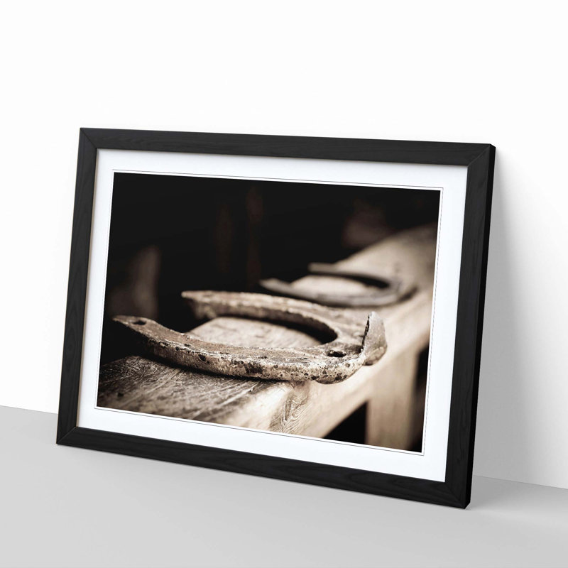 Single Picture Frame Print, Black