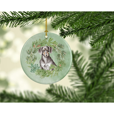 2.8'' Ceramic Animals Hanging Figurine Ornament