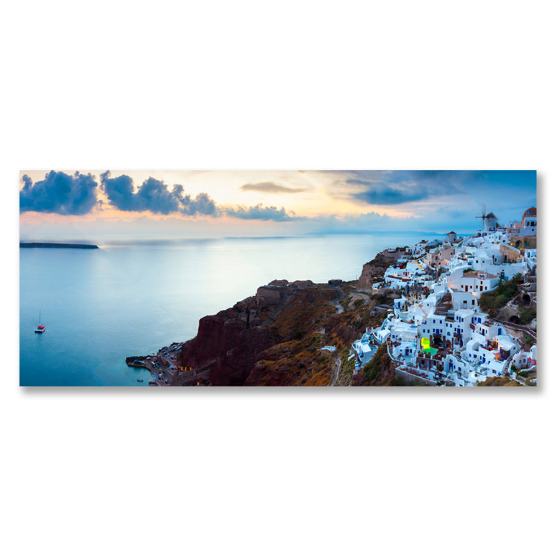Spectacular Santorini - Photographie sans cadre, Aluminium