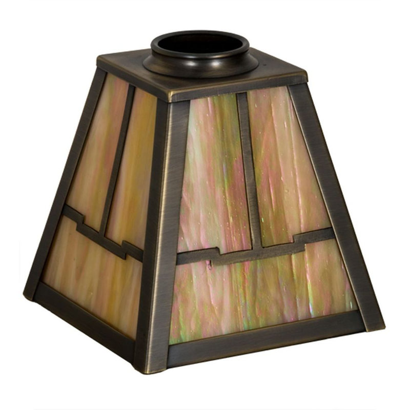 6 in. H x 8.75 in. W Glass Novelty Lamp Shade and Pendant Shade