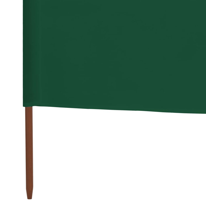 Braud Wood Folding Room Divider, Green, 150cm H x 800cm W